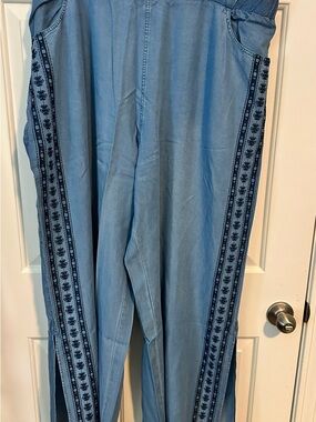 Sift Surroundings Boho Chic Wide Leg Jeans